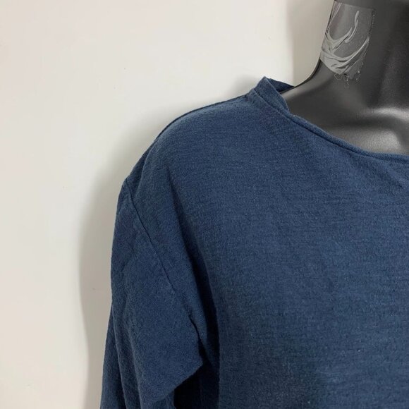 Cut Loose Women's Linen Blend‎ 3/4 Sleeve Boat Neck Pullover Shirt Size S - Picture 3 of 12